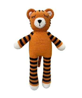 SONG le tigre endormi en édition limitée - Peluche tigre au crochet par Beebee + Bongo pas chere