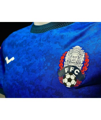 Nouveau Maillot Du Cambodge Officiel 2022 Bleu (Domicile) Modèle PLAYER prix