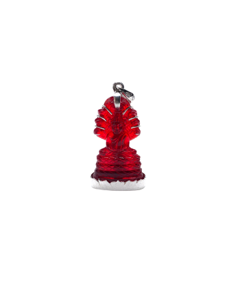 Pendentif Naga Dhyana Mudrā en cristal rouge vente chaude votre 