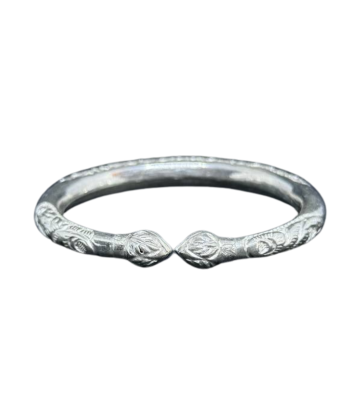 Bracelet Khmer Traditionnel en argent Kampuchea Amélioration de cerveau avec