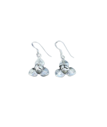 Boucles d'oreilles en argent Fleur de Romdoul pas cheres