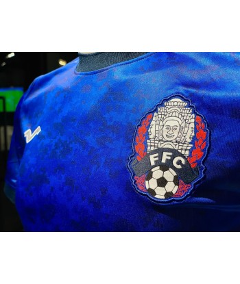 Nouveau Maillot Du Cambodge Officiel 2022 Bleu (Domicile) Modèle FAN Par le système avancé 