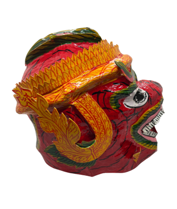 Masque intégral Cambodgien en papier mâché modèle Hanuman des créatures d'habitude