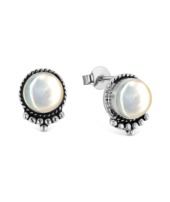 Boucles d'oreilles Nomad en linge