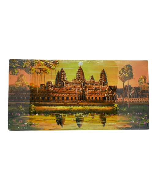 Peinture sur toile "Angkor Wat à l'aube" 40x20cm sélection de produits