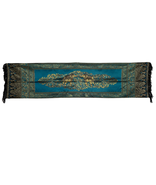 Nappe ornemental cambodgienne éléphant d'Asie 180 x 50 cm Fin de série