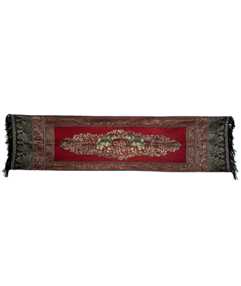 Nappe ornemental cambodgienne éléphant d'Asie 180 x 50 cm Fin de série