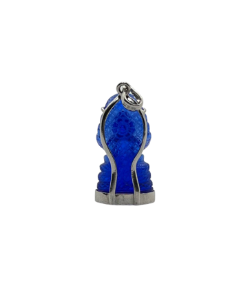 Pendentif Bouddha Naga en posture Dhyana Mudra  et serti en Saphire ou a consommer sur place