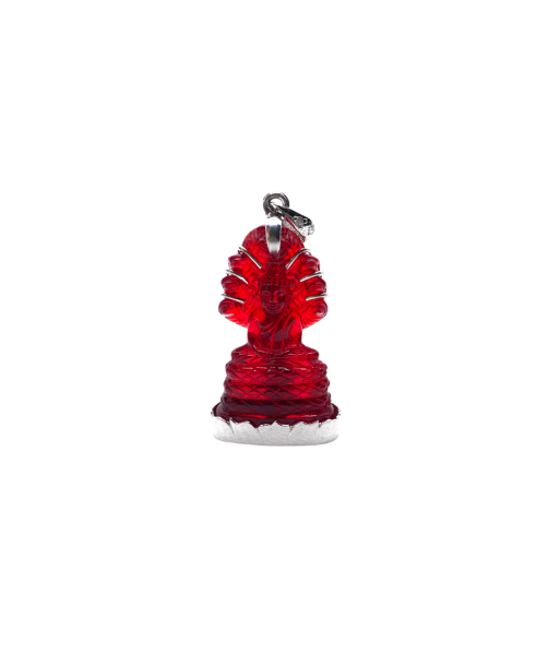 Pendentif Naga Dhyana Mudrā en cristal rouge En savoir plus