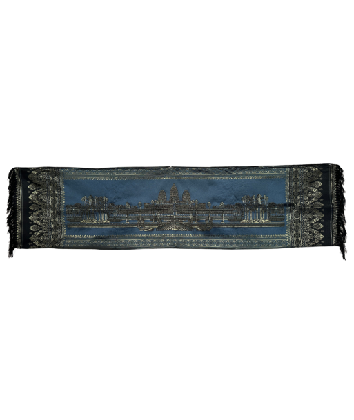 Nappe ornemental cambodgienne Angkor Wat 180 x 50 cm Amélioration de cerveau avec