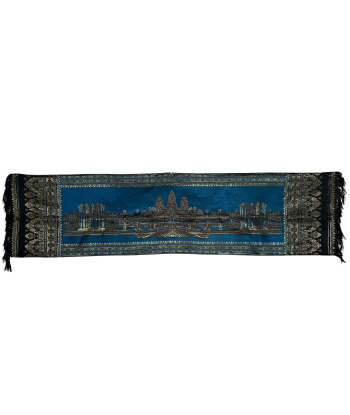 Nappe ornemental cambodgienne Angkor Wat 180 x 50 cm Amélioration de cerveau avec