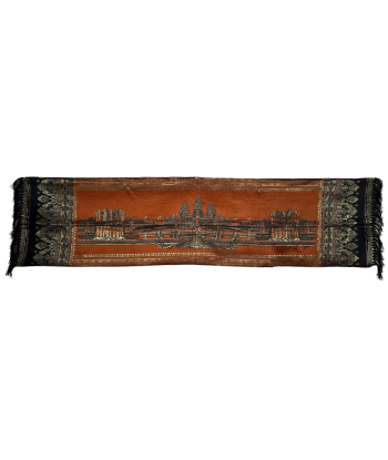 Nappe ornemental cambodgienne Angkor Wat 180 x 50 cm Amélioration de cerveau avec