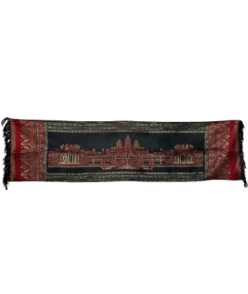 Nappe ornemental cambodgienne Angkor Wat 180 x 50 cm Amélioration de cerveau avec