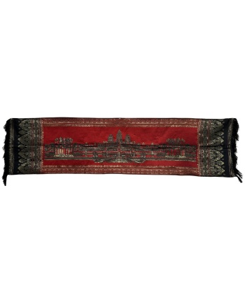 Nappe ornemental cambodgienne Angkor Wat 180 x 50 cm Amélioration de cerveau avec