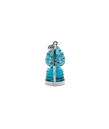 Pendentif Naga Dhyana Mudrā en cristal bleu store