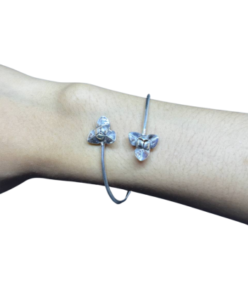 Bracelet Fin Khmer en argent Fleur de Romdoul solde